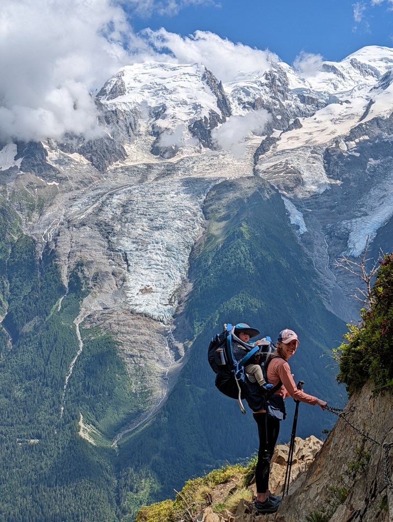 Toddler on the Tour du Mont&nbsp;Blanc